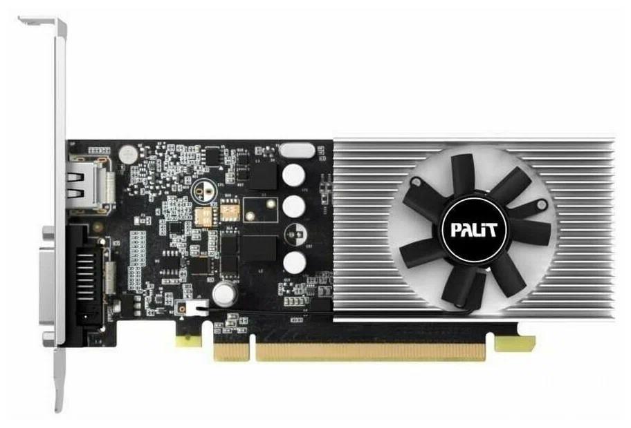 Изображение Видеокарта Palit GeForce GT 1030 2 Гб (NVIDIA GeForce GT 1030, GDDR4)/(NEC103000646-1082F)