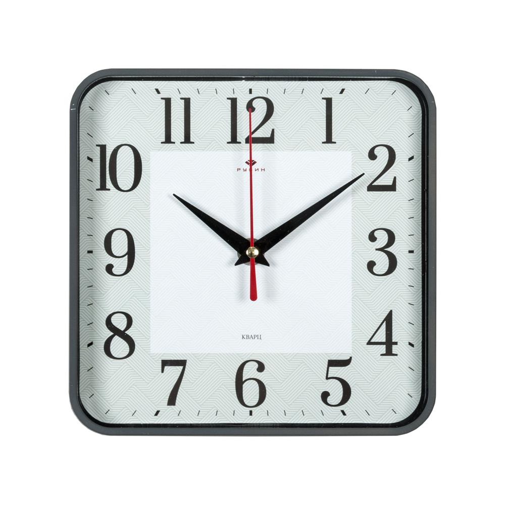 Изображение Настенные часы Рубин 1918-107 серый