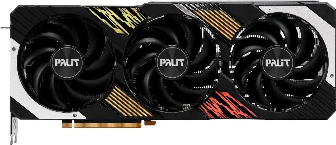 Изображение Видеокарта Palit GeForce RTX 4070 Ti GamingPro 12 Гб (NVIDIA GeForce RTX 4070 Ti, GDDR6X)/(NED407TT19K9-1043A)