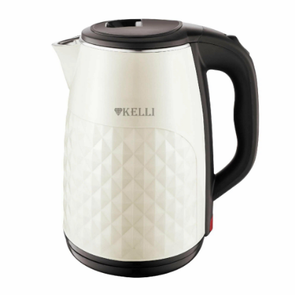 Изображение Электрический чайник Kelli KL-1803 (2400 Вт/2,5 л /металл, пластик/белый)