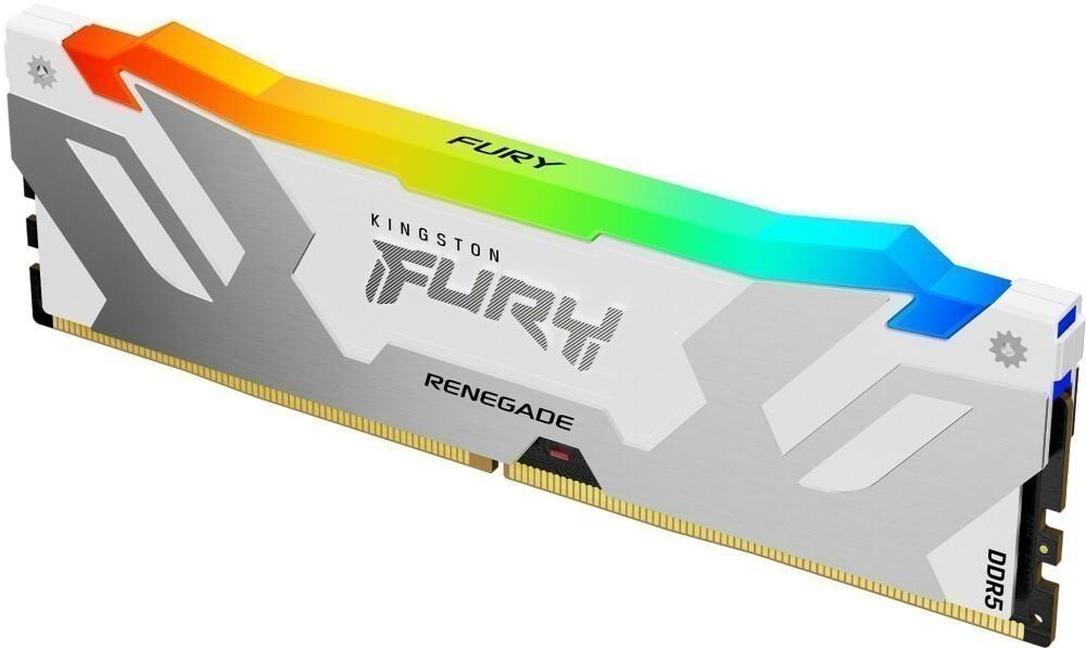 Изображение Оперативная память 1x32 GB DDR5 Kingston Fury Renegade White RGB (48000 Мб/с, 6000 МГц, CL32)