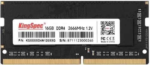 Изображение Оперативная память 16 GB DDR4 KingSpec KS2666D4N12016G (21300 МБ/с, 2666 МГц, CL19)