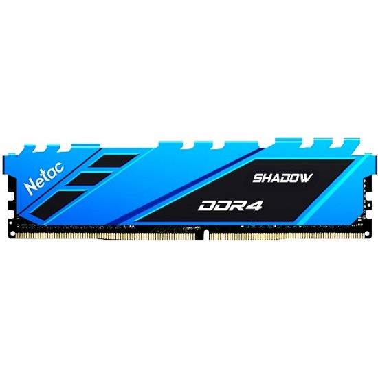 Изображение Оперативная память 8 GB DDR4 NETAC Shadow Blue (28800 МБ/с, 3600 МГц, CL18)