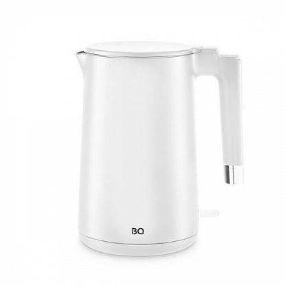 Изображение Электрический чайник BQ KT1720P (2200 Вт/1,5 л /пластик, нержавеющая сталь/белый)