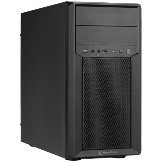 Изображение Корпус SilverStone Fara 313 (SST-FA313-B-C) (mATX, Mini-ITX, черный, без БП)/(G41FA313BC00020)