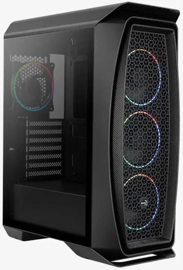 Изображение Корпус AeroCool Aero One Eclipse-G-BK-v1 (mATX, ATX, Mini-ITX, черный, без БП)/()