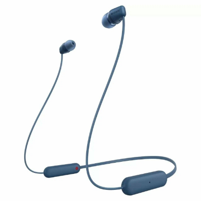 Изображение Bluetooth-гарнитура/наушники Sony WI-C100 (синий)