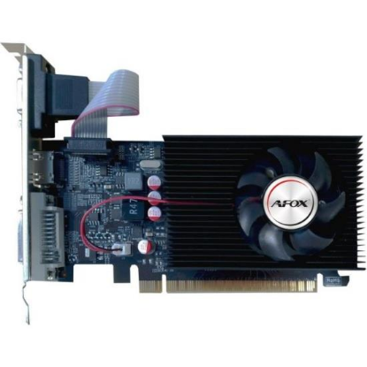 Изображение Видеокарта AFOX GeForce GT610 1 Гб (NVIDIA GeForce GT 610, GDDR3)/(AF610-1024D3L7-V6)