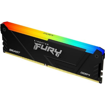 Изображение Оперативная память 1x32 GB DDR4 Kingston Fury Beast RGB (25600 МБ/с, 3200 МГц, CL16)