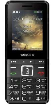 Изображение Мобильный телефон teXet TM-D215,красный, черный