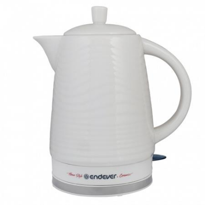 Изображение Электрический чайник Endever KR-460C (1200 Вт/1,8 л /керамика/белый)
