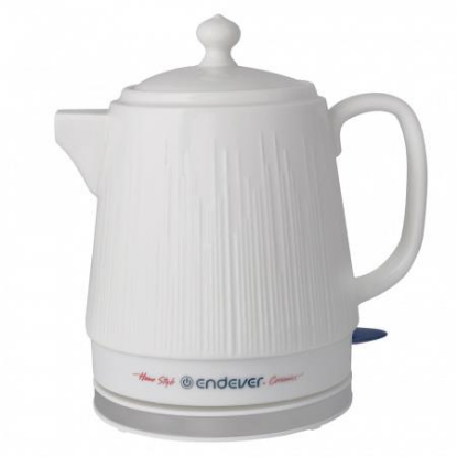 Изображение Электрический чайник Endever KR-450C (1200 Вт/1,4 л /керамика/белый)