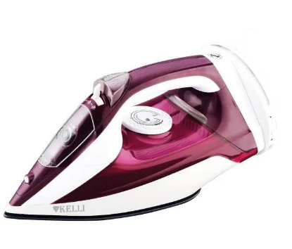 Изображение Утюг Kelli KL-1655Л (2600 Вт/белый, лиловый)