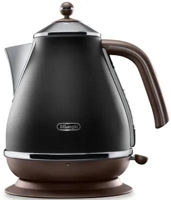 Изображение Электрический чайник De'Longhi KBOV2001.BK (2000 Вт/1,7 л /металл, пластик/черный)