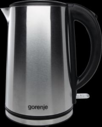 Изображение Электрический чайник Gorenje K15DWS (2200 Вт/1,5 л /нержавеющая сталь/черный, серебристый)