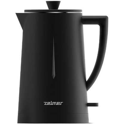 Изображение Электрический чайник Zelmer ZCK8020B (1500 Вт/1,7 л /металл, пластик/черный)