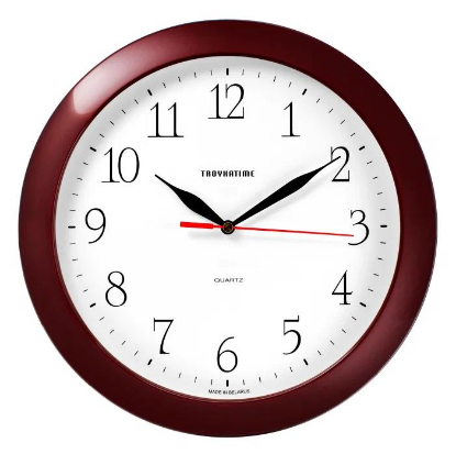 Изображение Настенные часы Troyka 11131113 коричневый