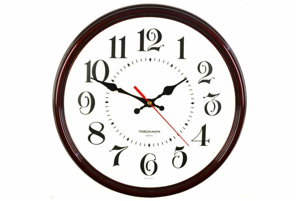 Изображение Настенные часы Troyka 88883882 коричневый