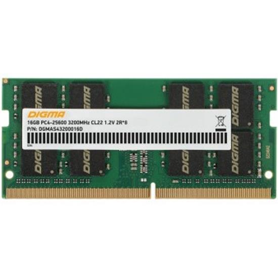 Изображение Оперативная память 16 GB DDR4 Digma DGMAS43200016D (25600 МБ/с, 3200 МГц, CL22)