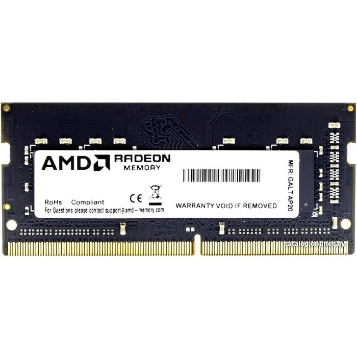 Изображение Оперативная память 1x32 GB DDR4 AMD R9432G3206S2S-UO (25600 МБ/с, 3200 МГц, CL16)