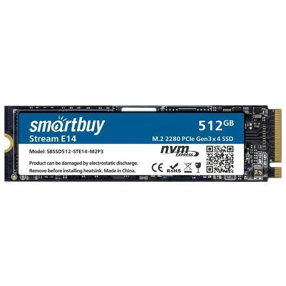 Изображение SSD диск SmartBuy Stream E14 512 Гб 2280 (SBSSD512-STE14-M2P3)