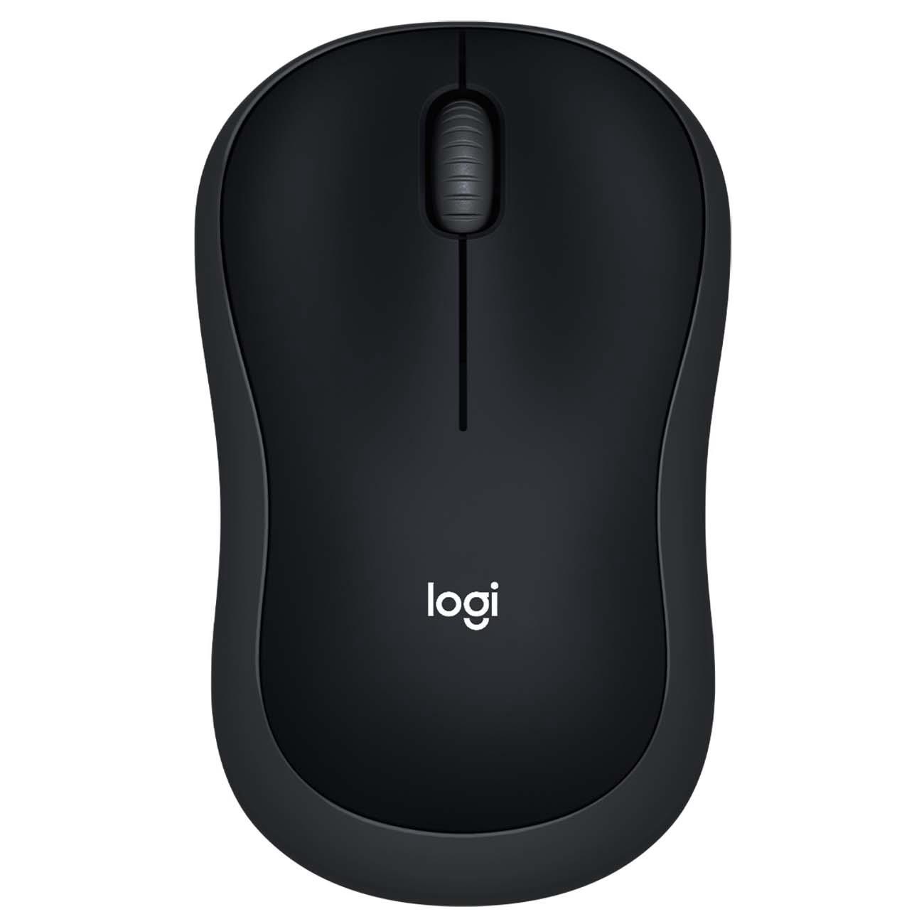 Изображение Мышь Logitech M185 серый, черный