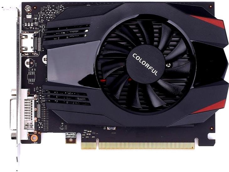Изображение Видеокарта Colorful Nvidia GeForce GT 1030 2 Гб (NVIDIA GeForce GT 1030, GDDR5)/(GT1030 2G V3)