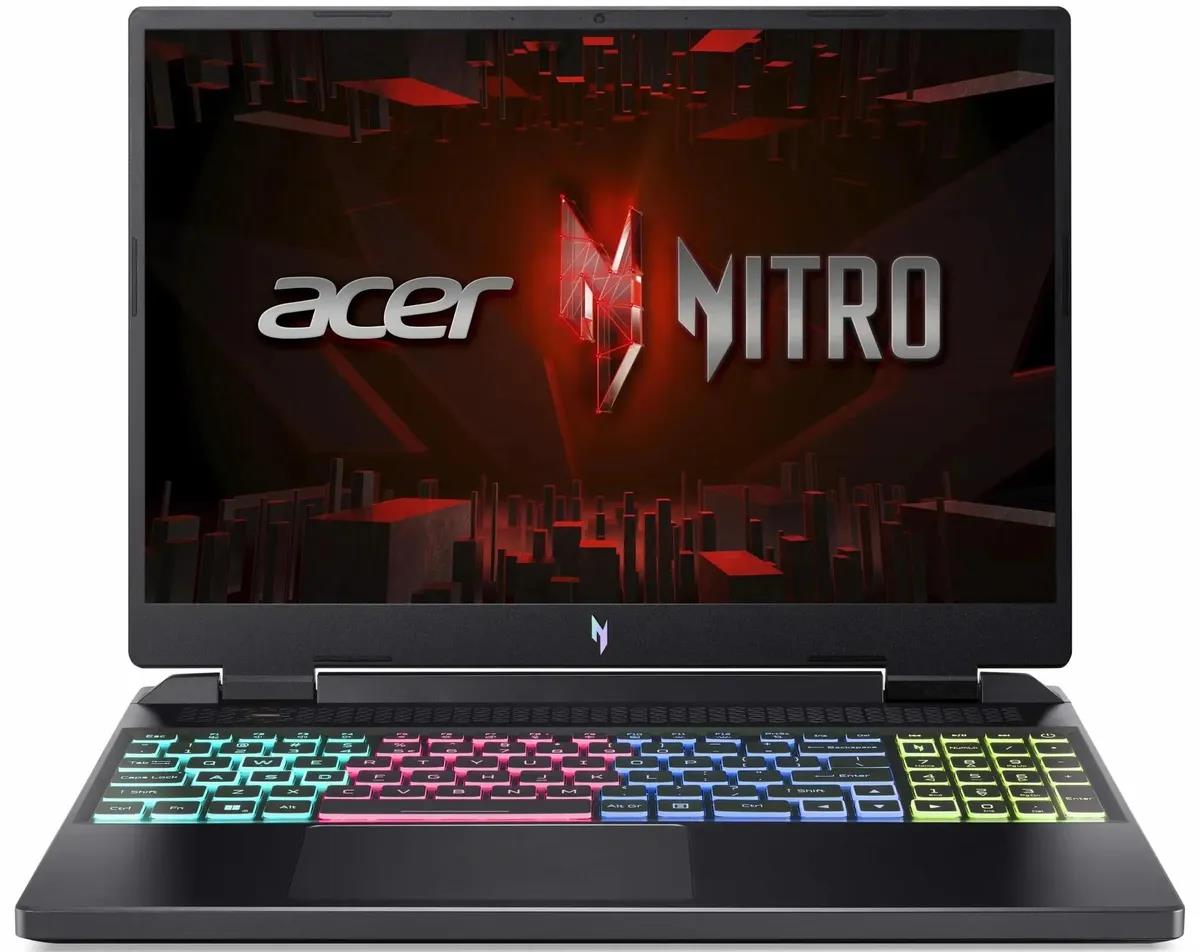 Изображение Ноутбук Acer Nitro 16 AN16-41-R89N (AMD 7940H 4000 МГц/ SSD 1024 ГБ  /RAM 32 ГБ/ 16" 2560x1600/VGA дискретная/ Без ОС) (NH.QLJCD.002)