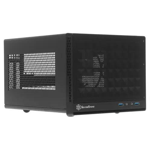 Изображение Корпус SilverStone Sugo SG13 (Mini-ITX, Mini-DTX, черный, без БП)/(SST-SG13B)