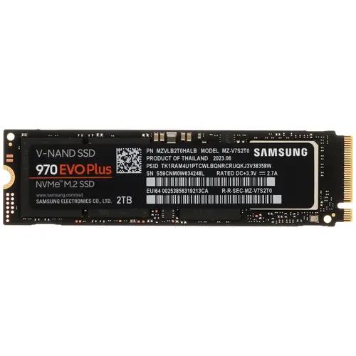 Изображение SSD диск Samsung 970 EVO Plus 2000 Гб 2280 (MZ-V7S2T0B/AM)