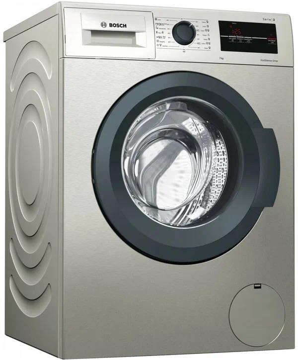 Изображение Стиральная машина Bosch WAJ2017SME, серый (фронтальная, 7 кг, 1000 об/мин )