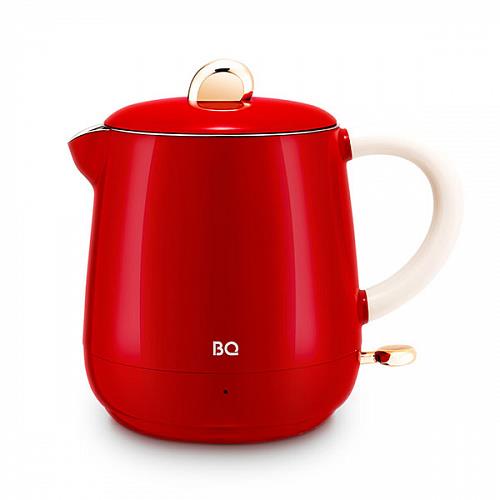 Изображение Электрический чайник BQ KT1717P Red (800 Вт/0,6 л /пластик, нержавеющая сталь/красный)
