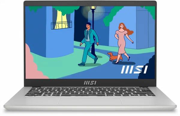 Изображение Ноутбук MSI Modern 14 C12MО-688RU (Intel 1255U  1700 МГц/ SSD 512 ГБ  нет/RAM 16 ГБ/ 14" 1920x1080/VGA встроенная/ Windows 11 Pro) (Intel Iris Xe Graphic)