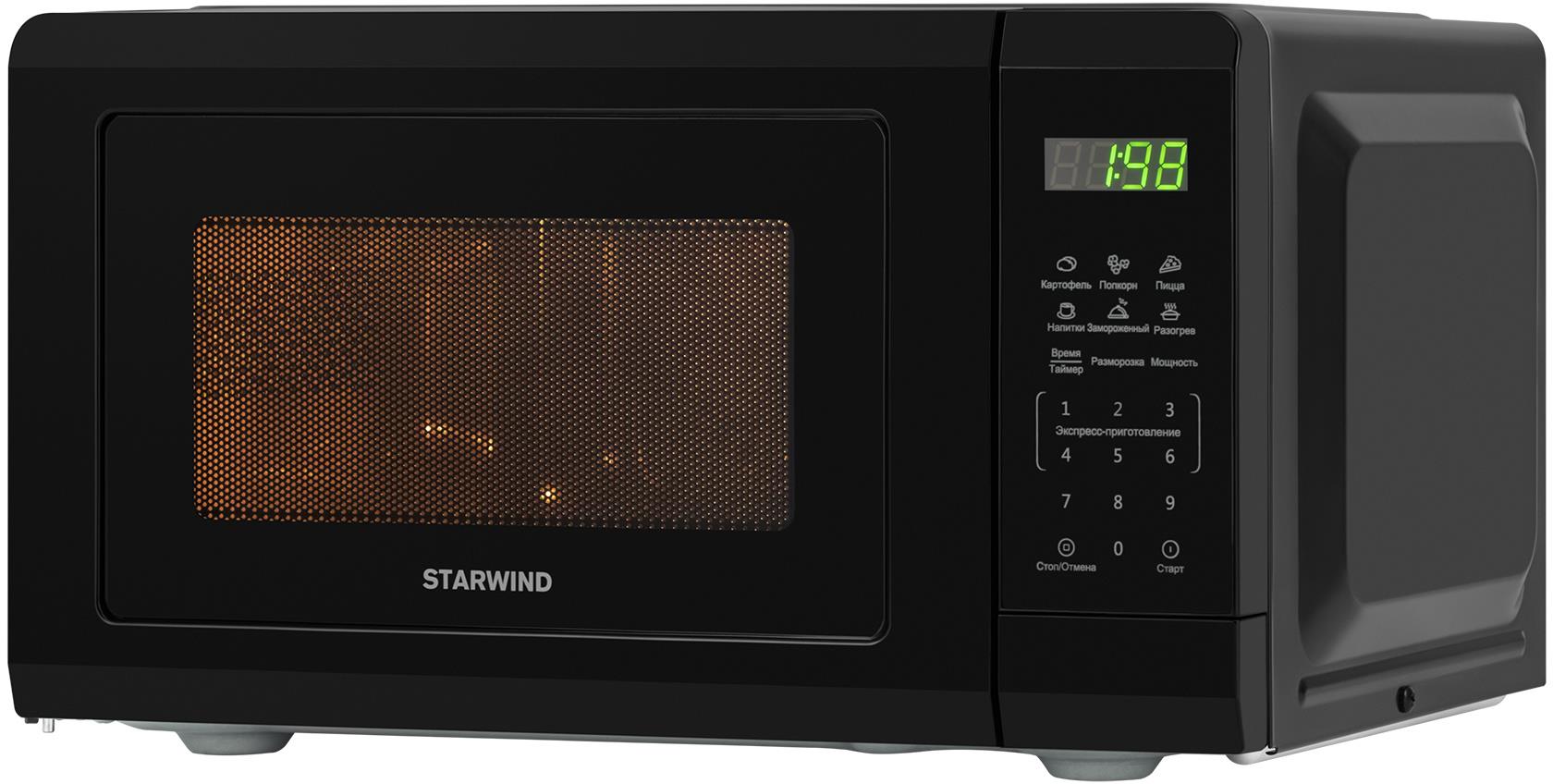 Изображение Микроволновая печь STARWIND SMW4320 (700 Вт  20 л    черный)