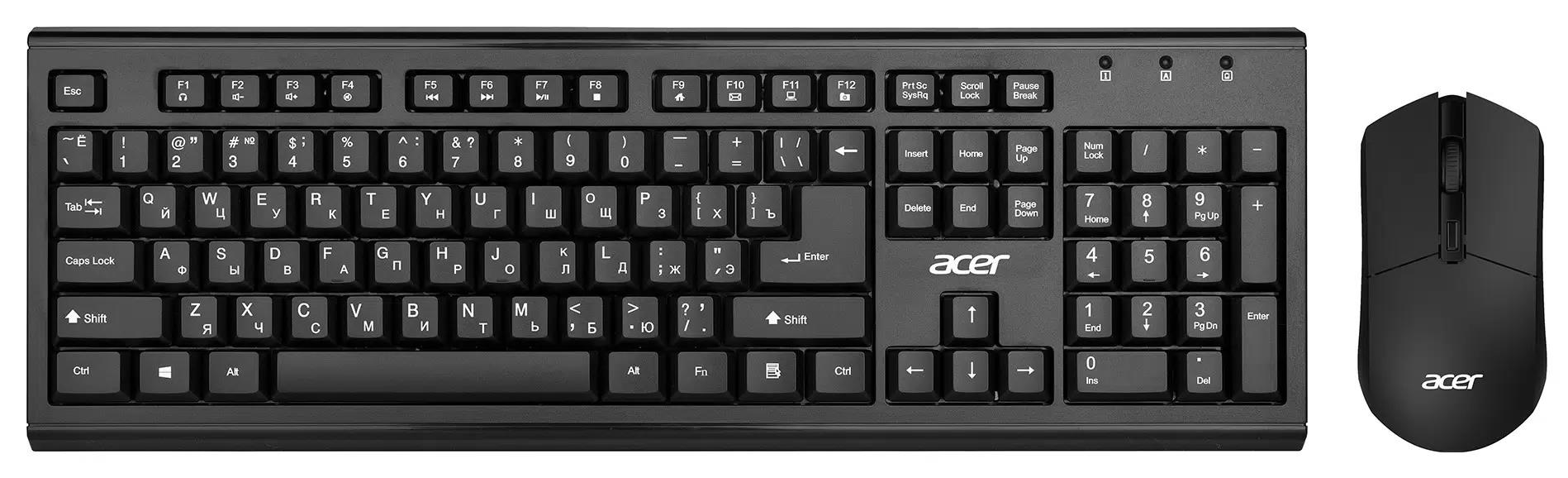 Изображение Клавиатура Acer OKR120 (USB), (черный)