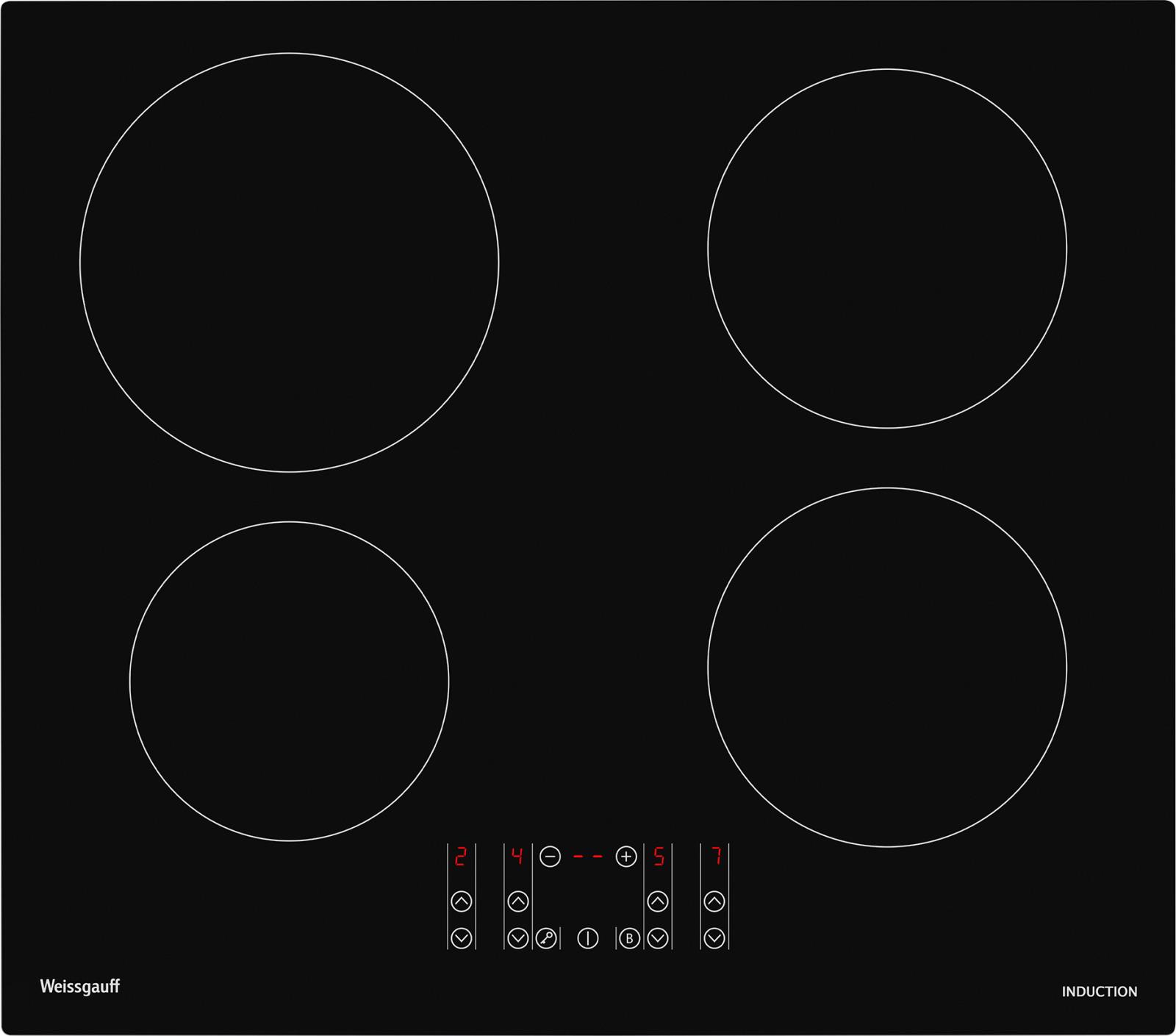 Изображение Варочная панель Weissgauff HI 640 BSCM (черный)