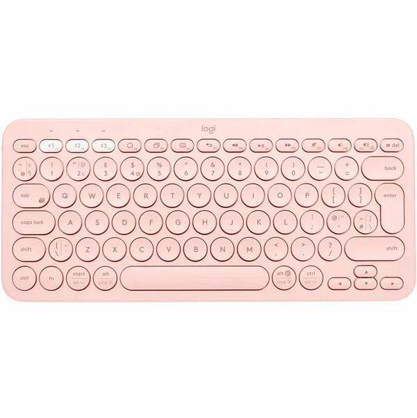 Изображение Клавиатура Logitech K380 (USB), (розовый)