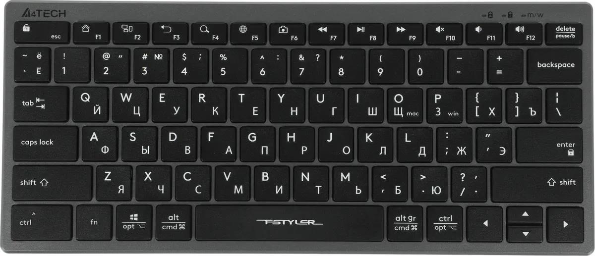 Изображение Клавиатура A4Tech Fstyler FX51 (USB), (серый)
