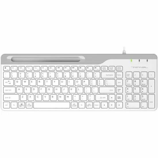 Изображение Клавиатура A4Tech Fstyler FK25 (USB), (серый, белый)