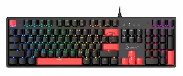 Изображение Клавиатура A4Tech Bloody S510N (USB), (красный, черный)