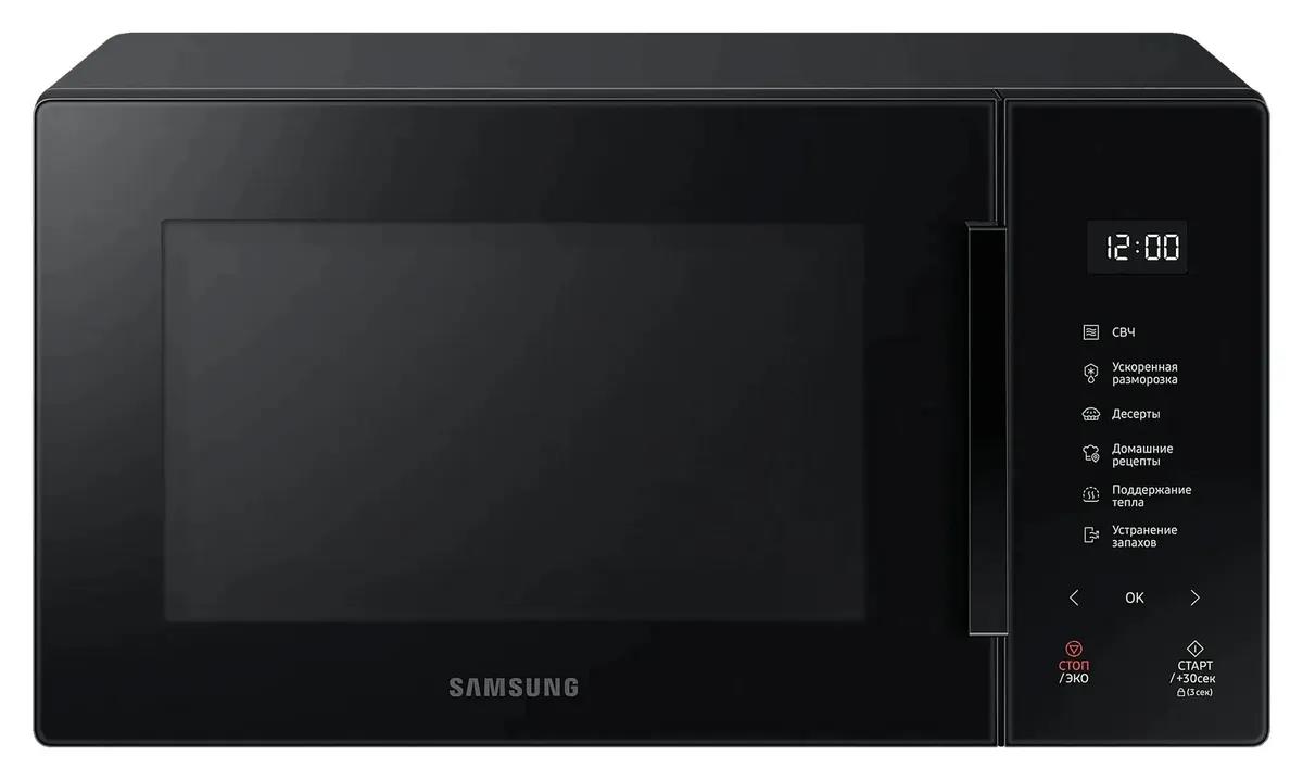 Изображение Микроволновая печь Samsung MS23T5018AK/BW [ПИ] (800 Вт  23 л    черный)