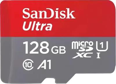 Изображение Карта памяти SanDisk MicroSDXC Ultra Class 10 128 Гб  SDSQUAB-128G-GN6MN