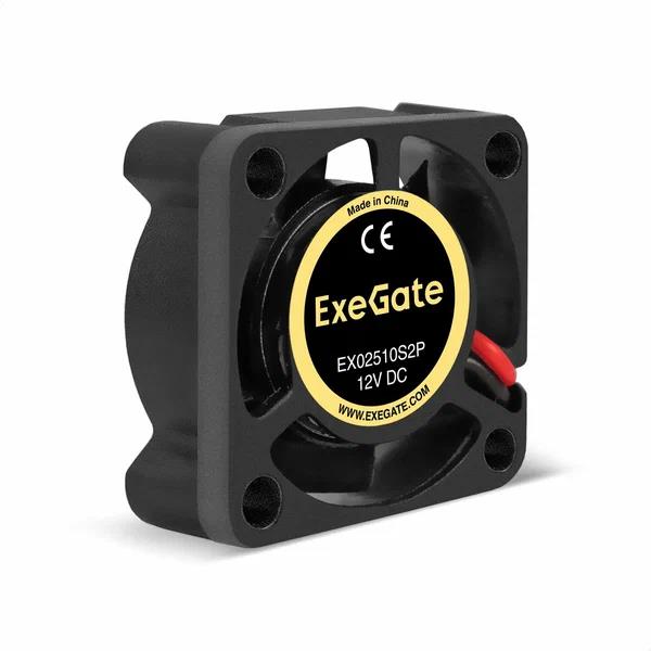 Изображение Вентилятор ExeGate 12В DC EX02510S2P  (10000 об/мин , 25x25x10 мм,2-pin)