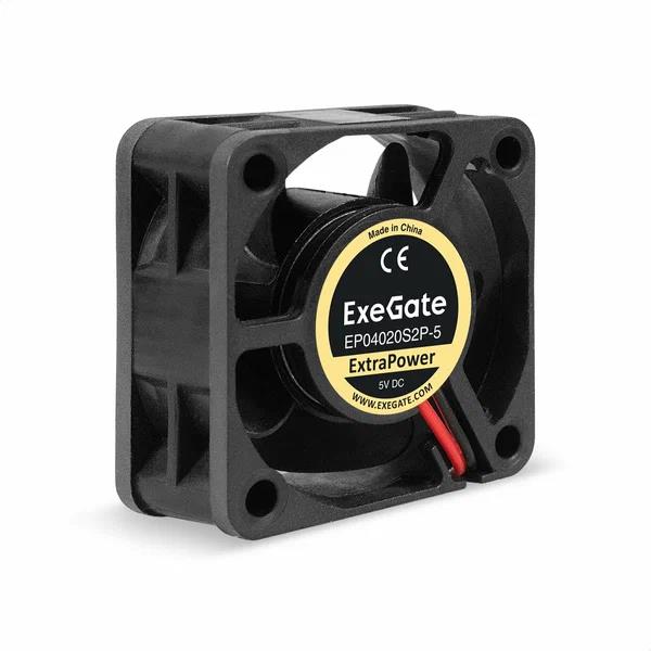 Изображение Вентилятор ExeGate  5В DC ExtraPower EP04020S2P-5 (7000 об/мин , 40x40x20 мм,2-pin)