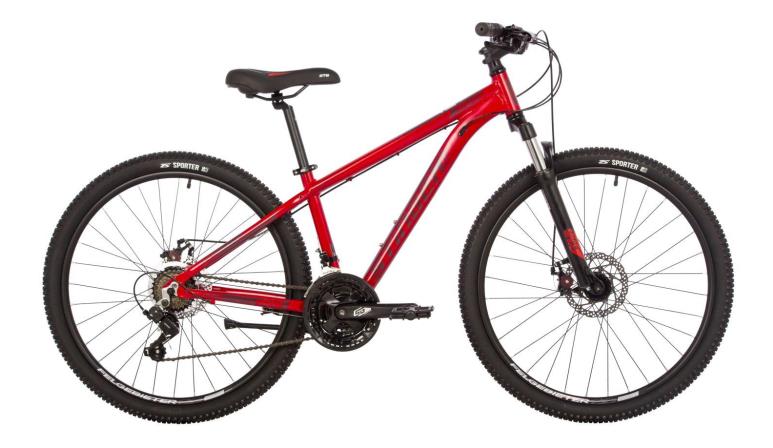 Изображение Велосипед STINGER Element Evo 26 (163185) (красный/26 "/18.0 ")-2023 года 26AHD.ELEMEVO.18RD3
