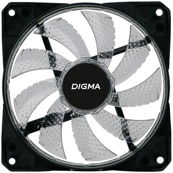 Изображение Вентилятор Digma DFAN-FRGB2 (1200 об/мин , 120x120x25 мм,3-pin)