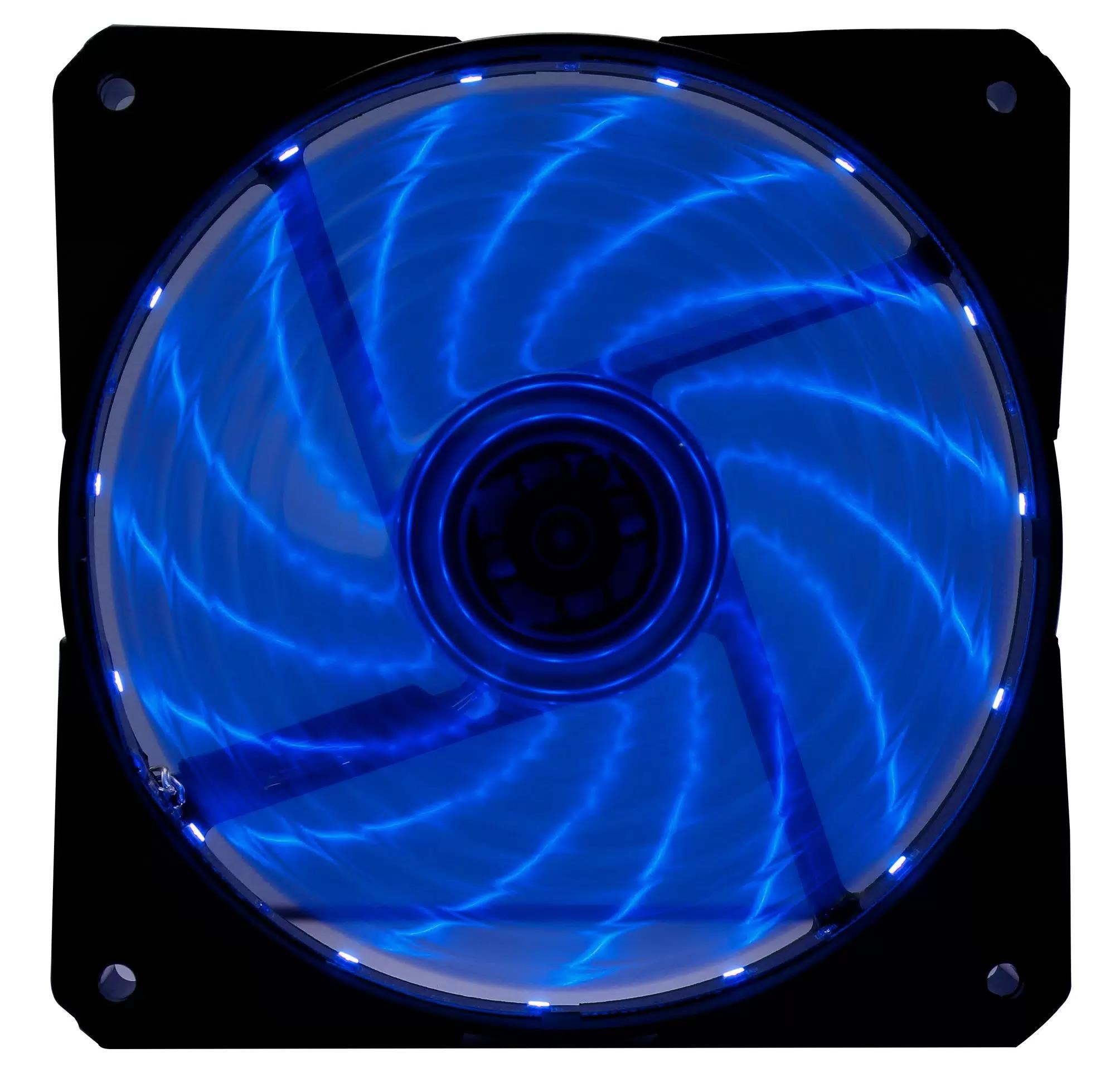 Изображение Вентилятор Digma DFAN-LED-BLUE (1200 об/мин , 120x120x25 мм,3-pin)
