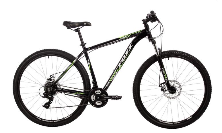 Изображение Велосипед Foxx Atlantic 29 (169198) (черный, зеленый/29 "/20.0 ")-2024 года 29AHD.ATLANTIC.20GN4
