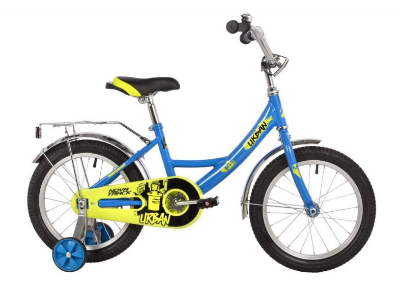 Изображение Велосипед Novatrack Urban 16 (153715) (синий/16 "/10.5 ")-2022 года 163URBAN.BL22