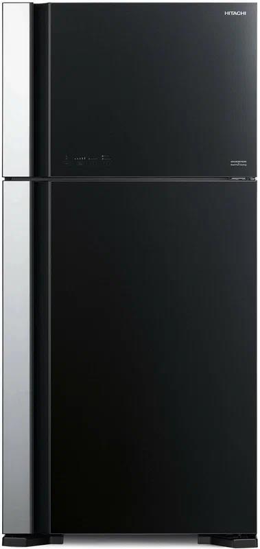 Изображение Холодильник Hitachi R-VG660PUC7-1 GBK черное стекло (A+,285 кВтч/год)